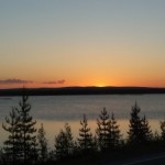 Sole di mezzanotte a Rovaniemi