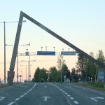 L'attraversamento del circolo polare artico a Rovaniemi