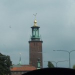 Torre Municipio di Stoccolma (dal camper)