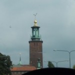 Torre Municipio di Stoccolma (dal camper)