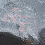 Graffito con l'Orso - ad Alta